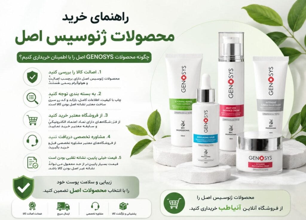 راهنمای خرید محصولات ژنوسیس اصل
