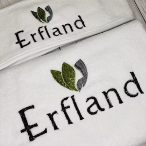 Erfland towel and headband set