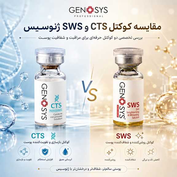 مقایسه کوکتل CTS و SWS ژنوسیس