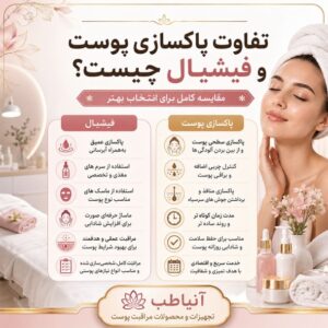 تفاوت پاکسازی پوست و فیشیال چیست؟